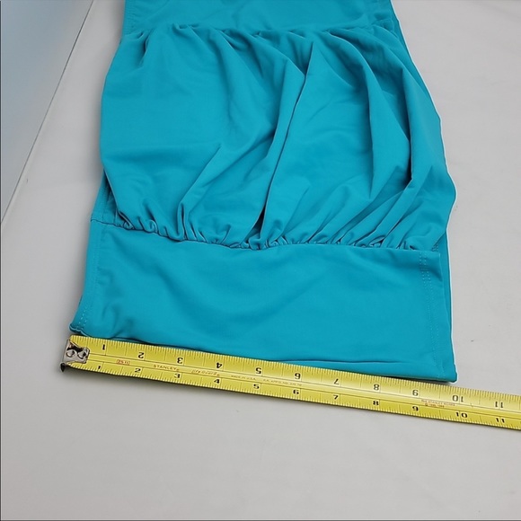 Shape FX NWOT NEW Turquoise Skirted Swim Skirt Bottoms - Picture 8 of 10